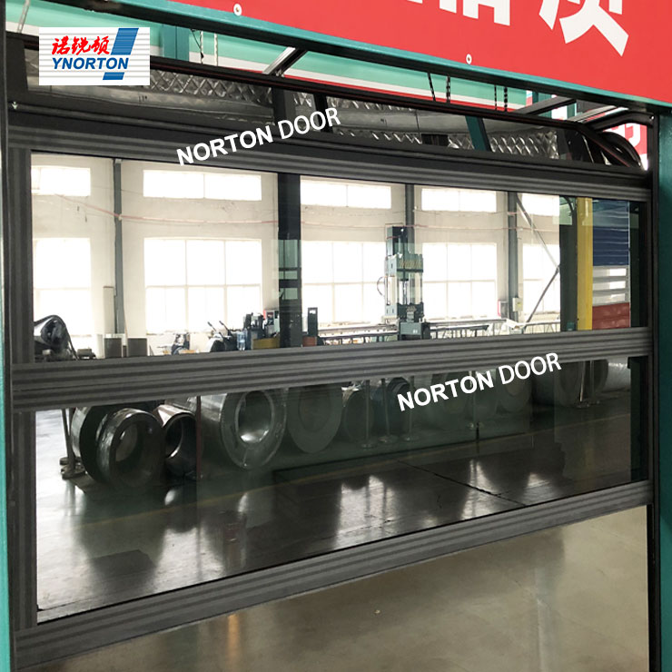 glasafsnit garageport